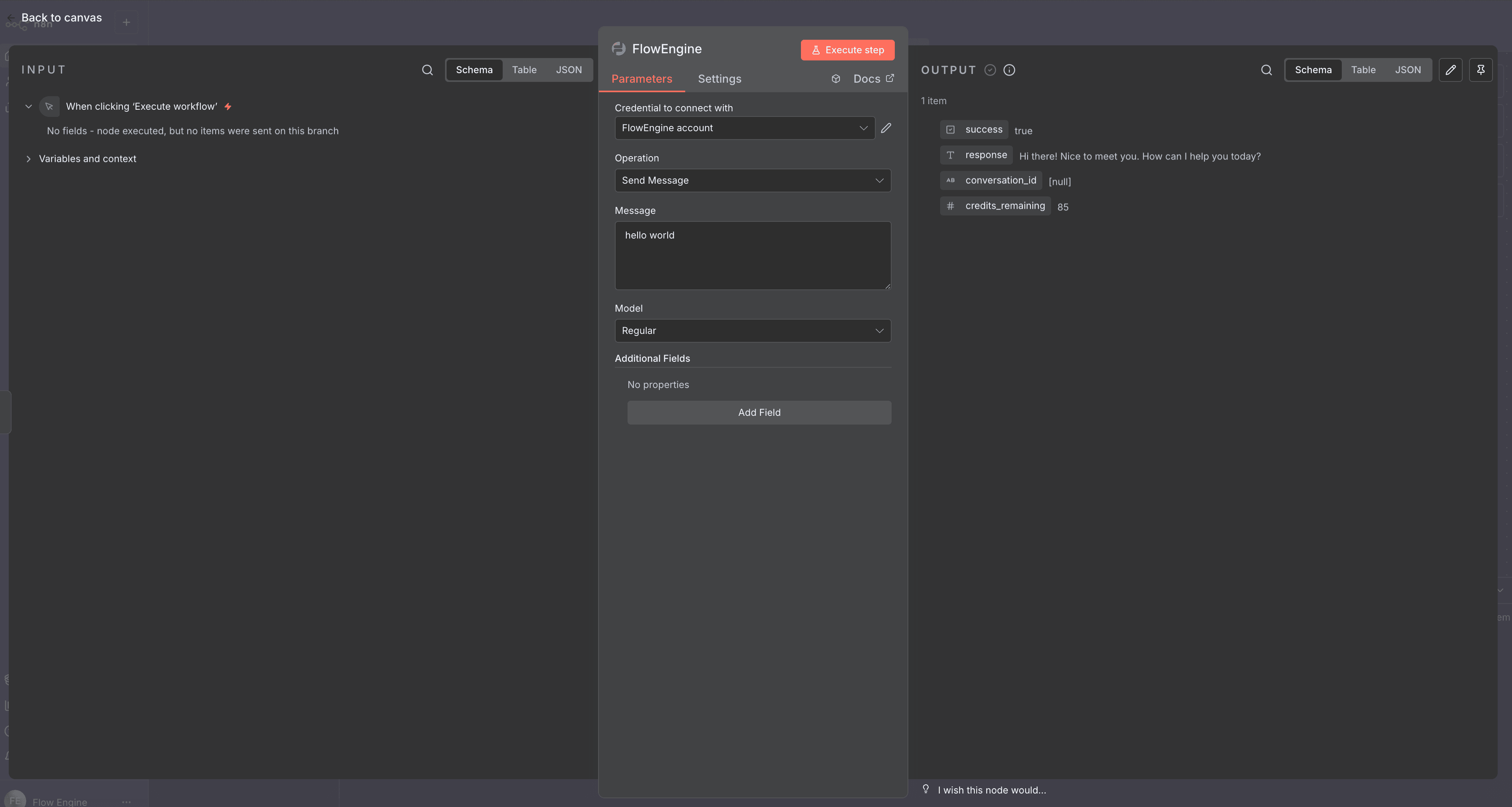 View Execution Results