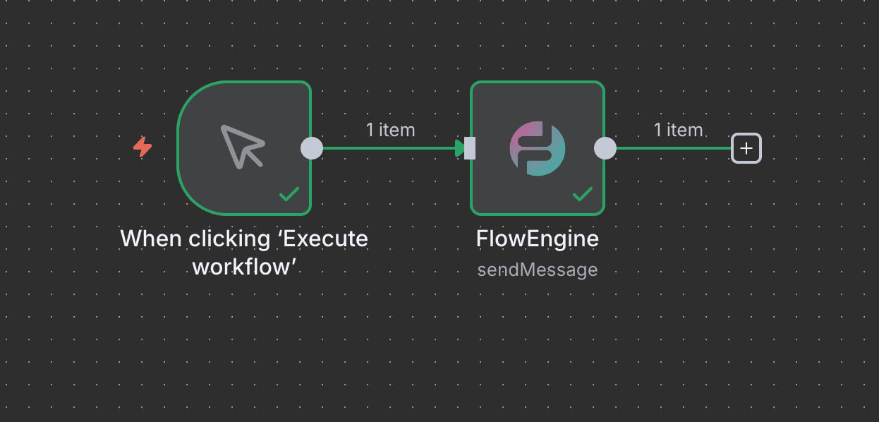 Add FlowEngine Node to Workflow